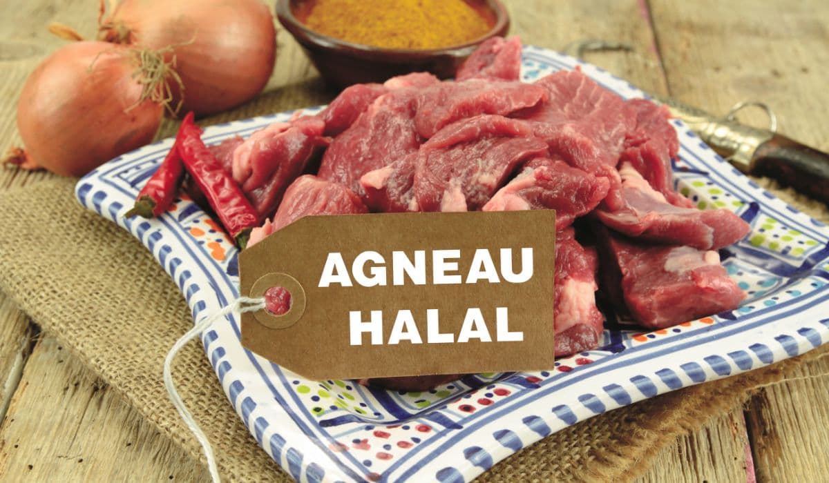 Agneau halal frais — morceaux sélectionnés