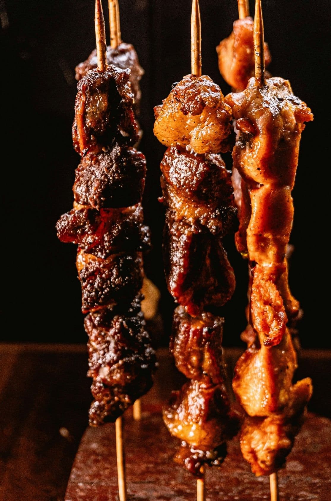 Brochettes marinées au comptoir de la Boucherie La Louvière